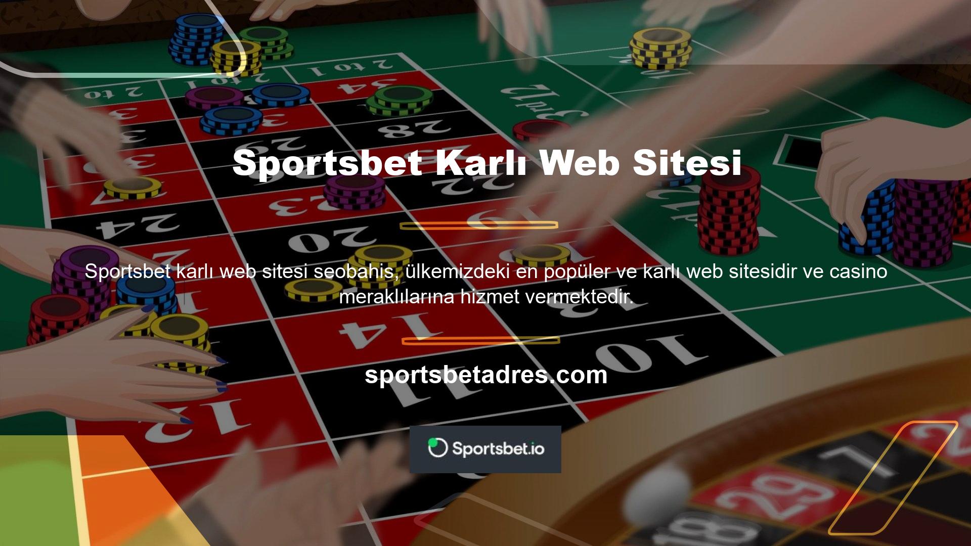 Kullanıcılar web sitesinde birçok farklı casino oyunu oynayabilir ve para kazanabilir