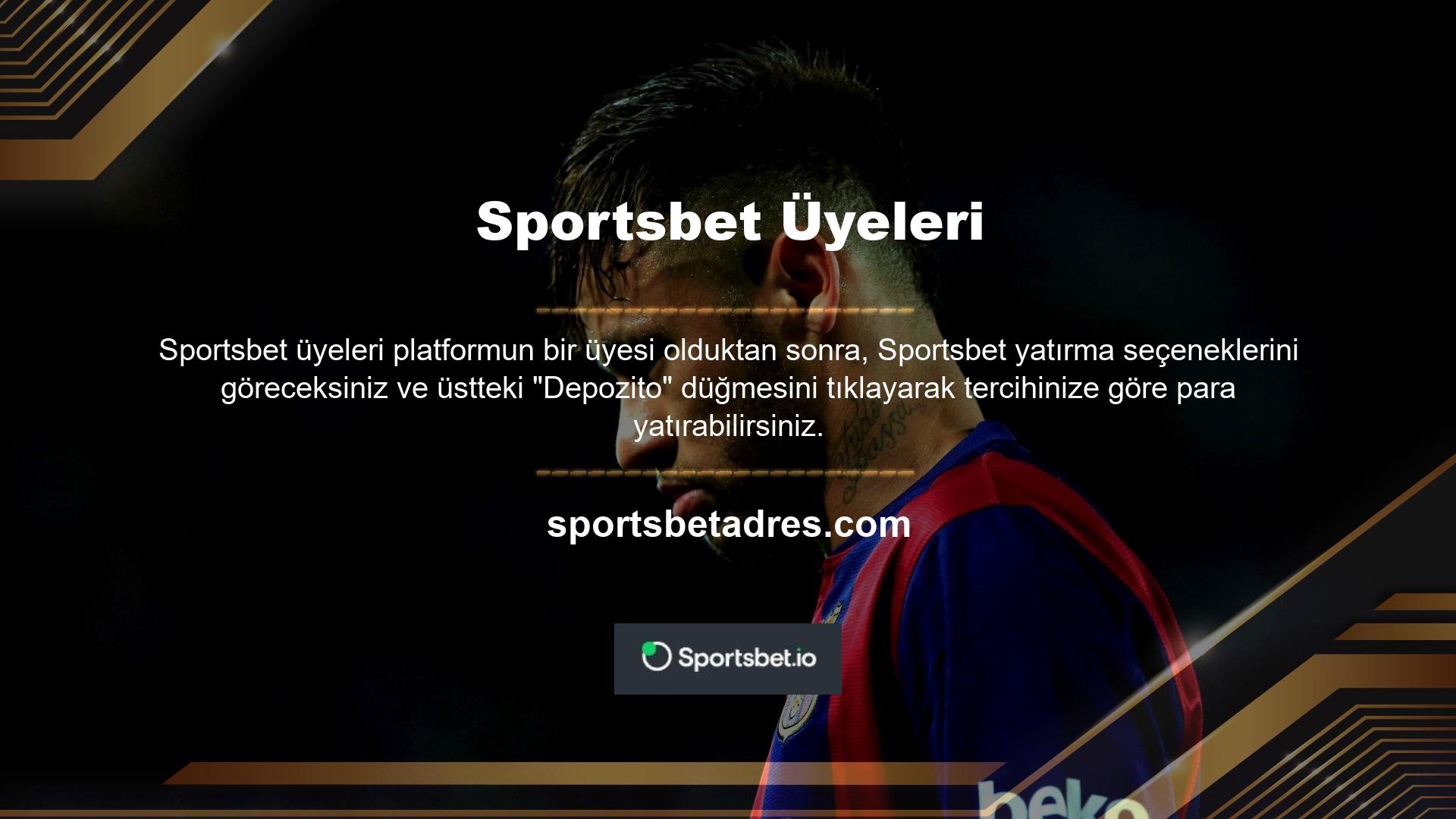 Sizin için adil bir depozito seçebilirsiniz